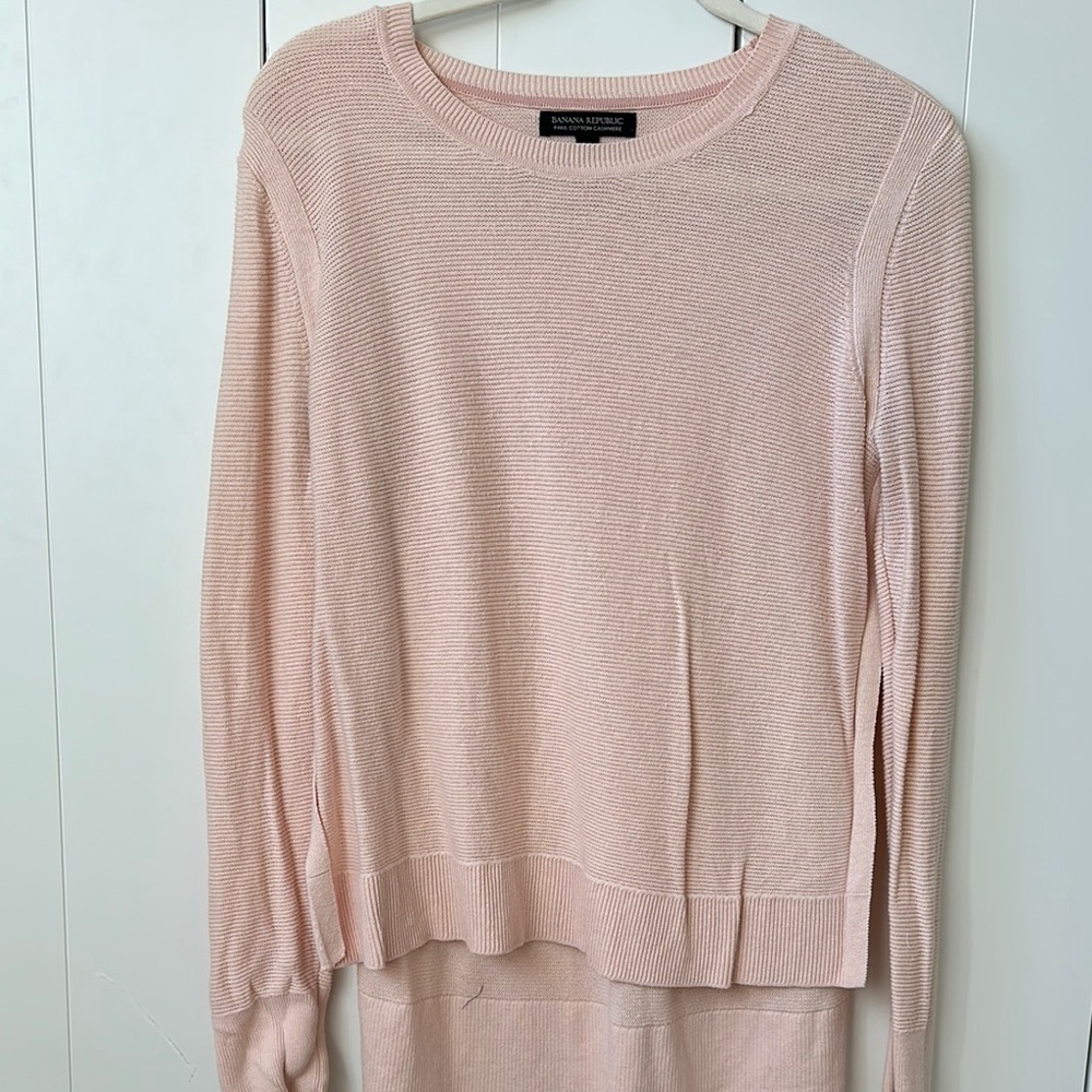 Banana Republic Soft Blush Crew Neck Sweater